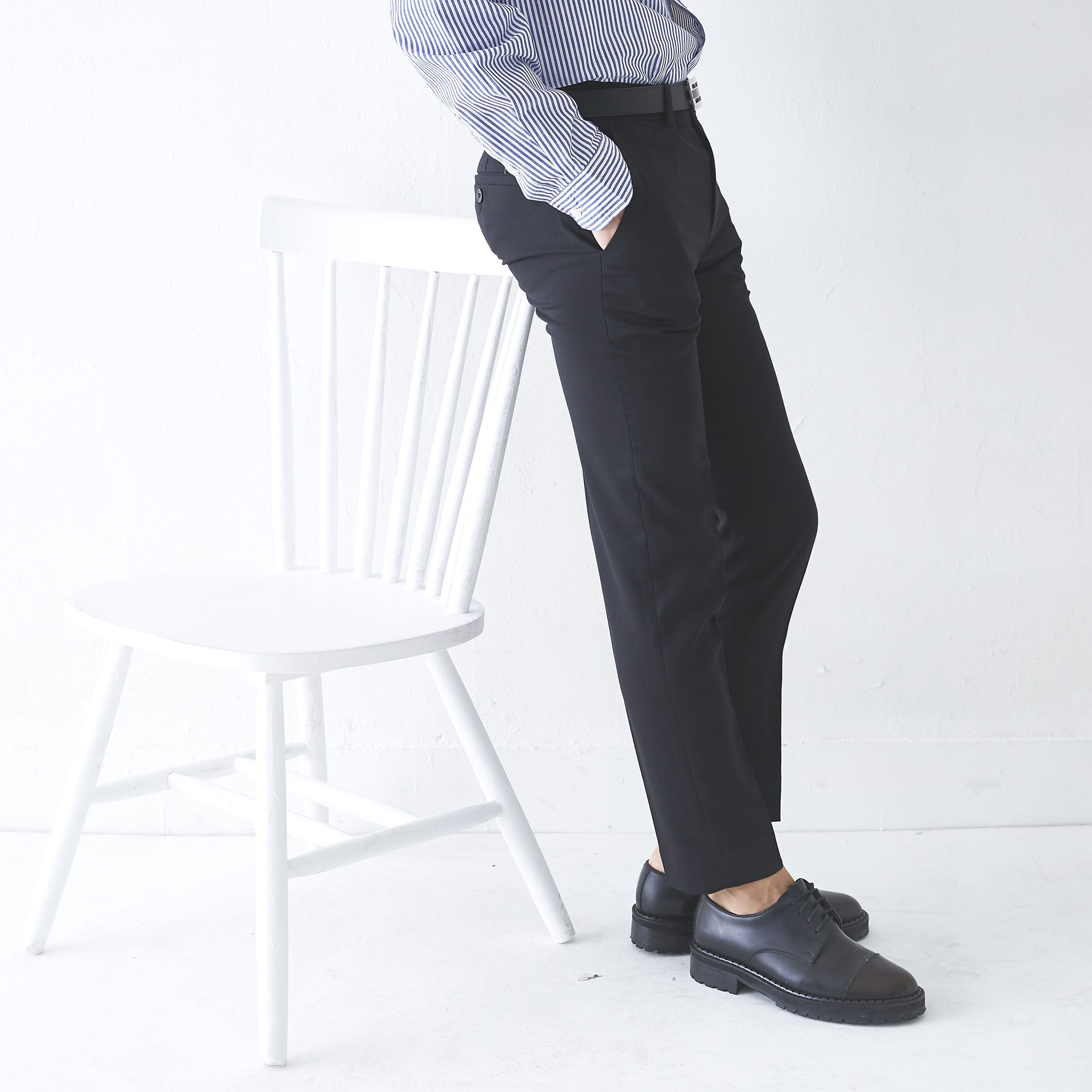 New Men's Pants Slim Fit Men Span Slacks 4 COLO