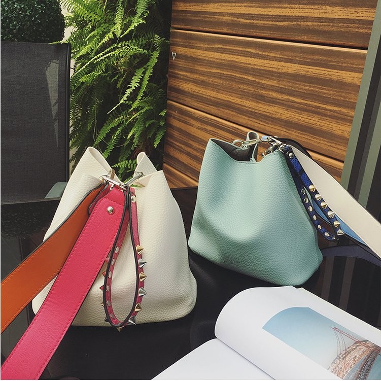 Same day shipping way color bucket bag 7 color Nat