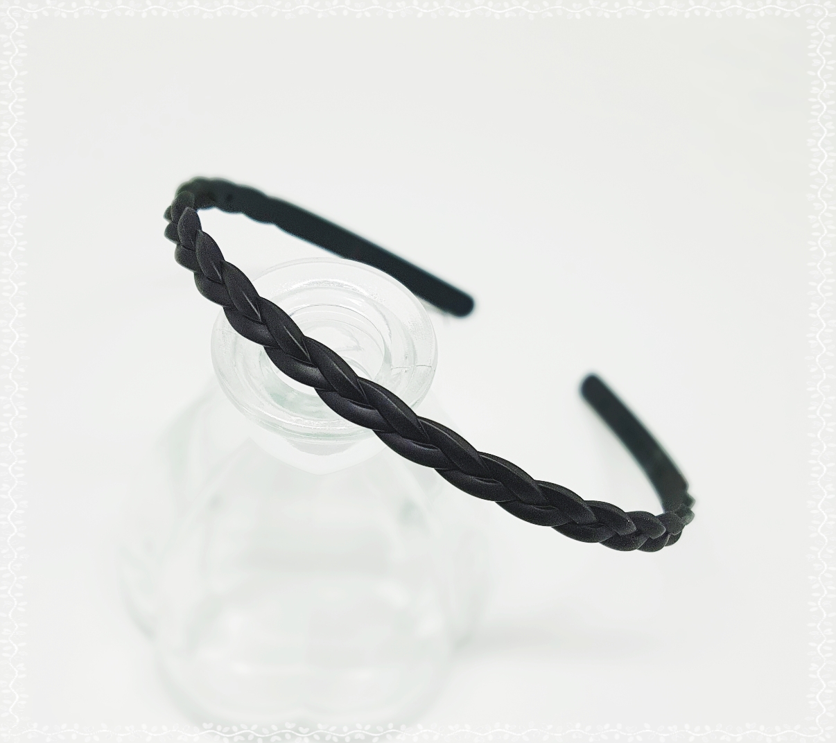 Teeth headband slim hair band cubic base painless 
