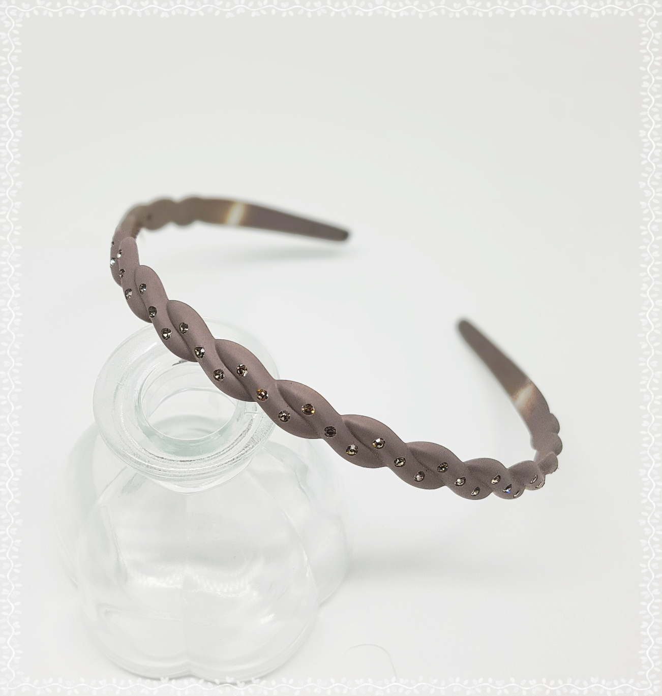 Teeth headband slim hair band cubic base painless 