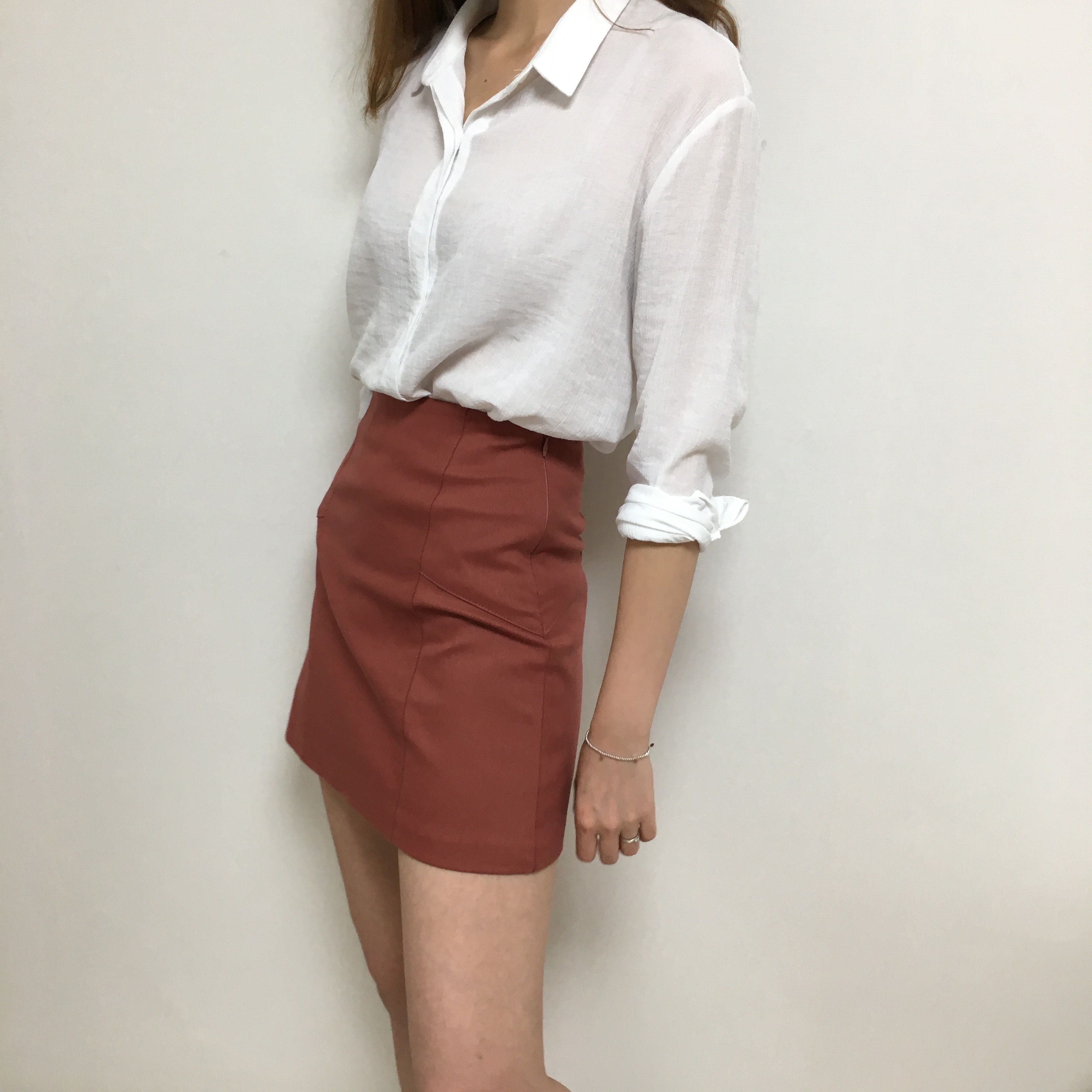 NEW FASHION LADY GIRL Blouse Manny lee blouse Whit
