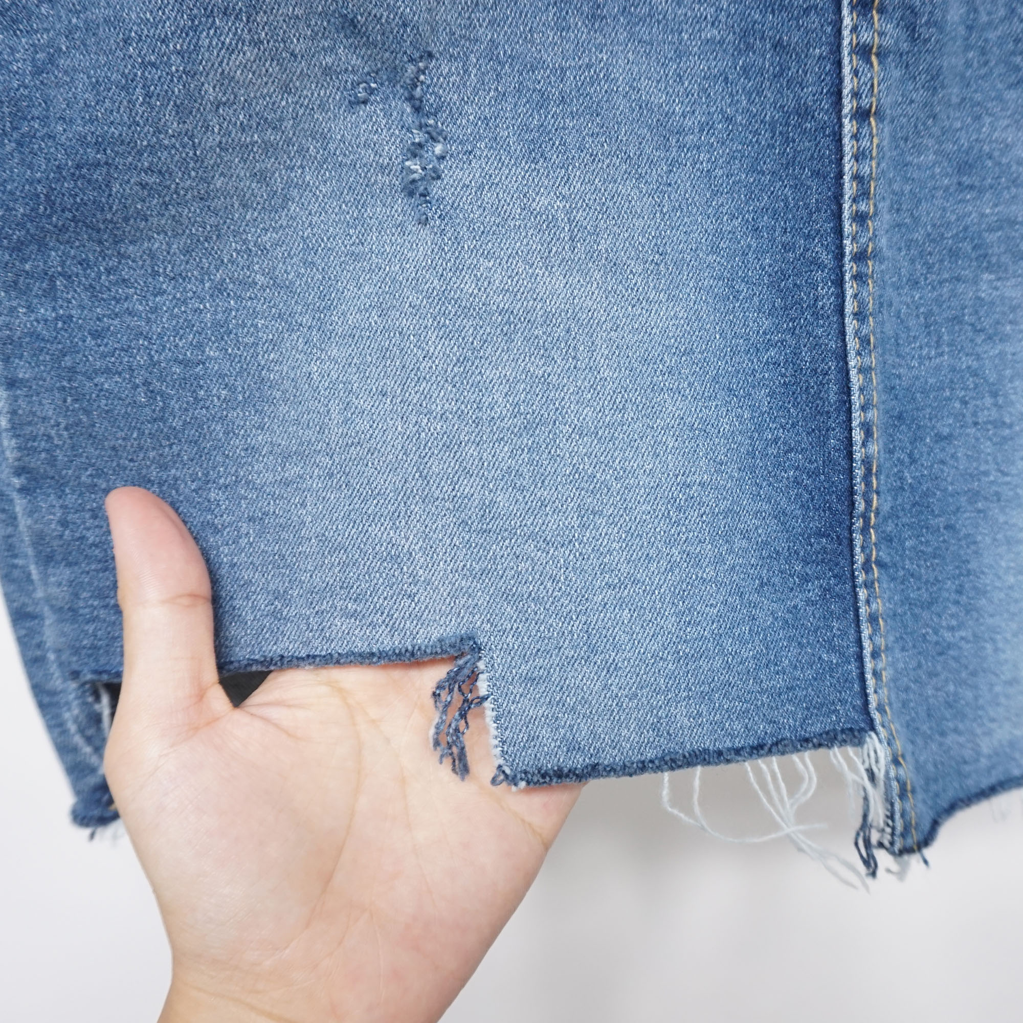 Denim Skirt Denim Span Unbalance Sheepskin Skirt M