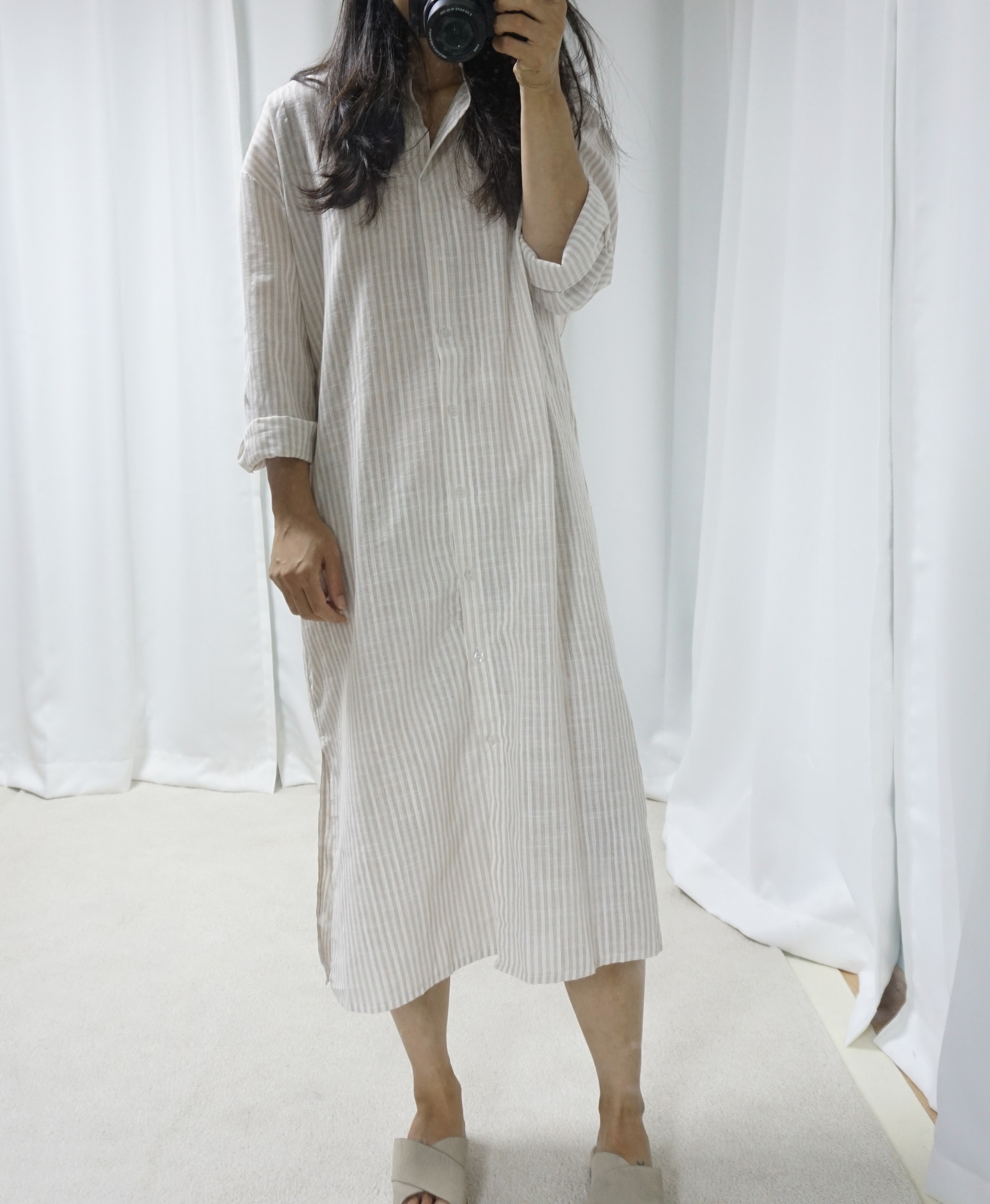 New NANACHUBEBE Stripe shirt One Piece one color S