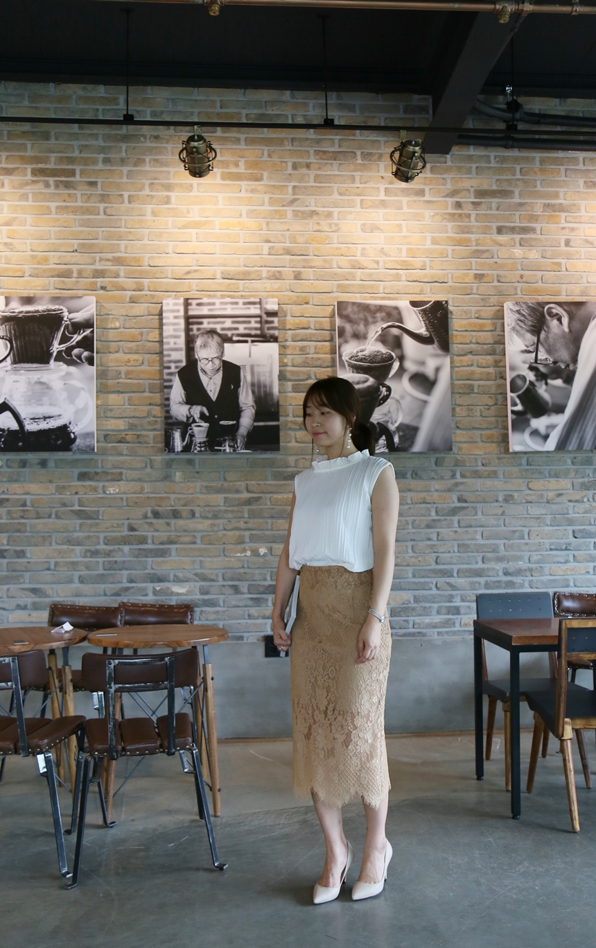 Lace long skirts colors S, M Office look 20s Women