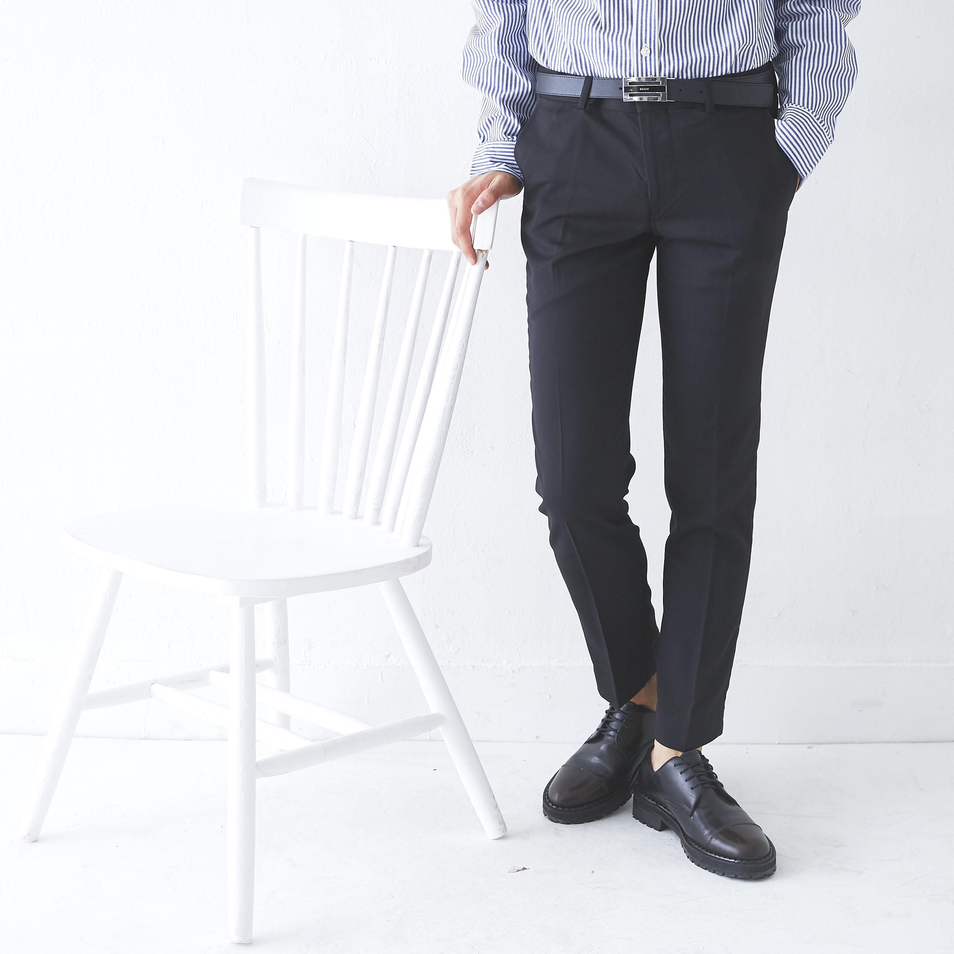 New Men's Pants Slim Fit Men Span Slacks 4 COLO