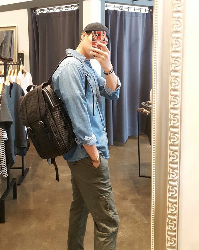 NEW BACKPACK Bottega's office backpack matches 