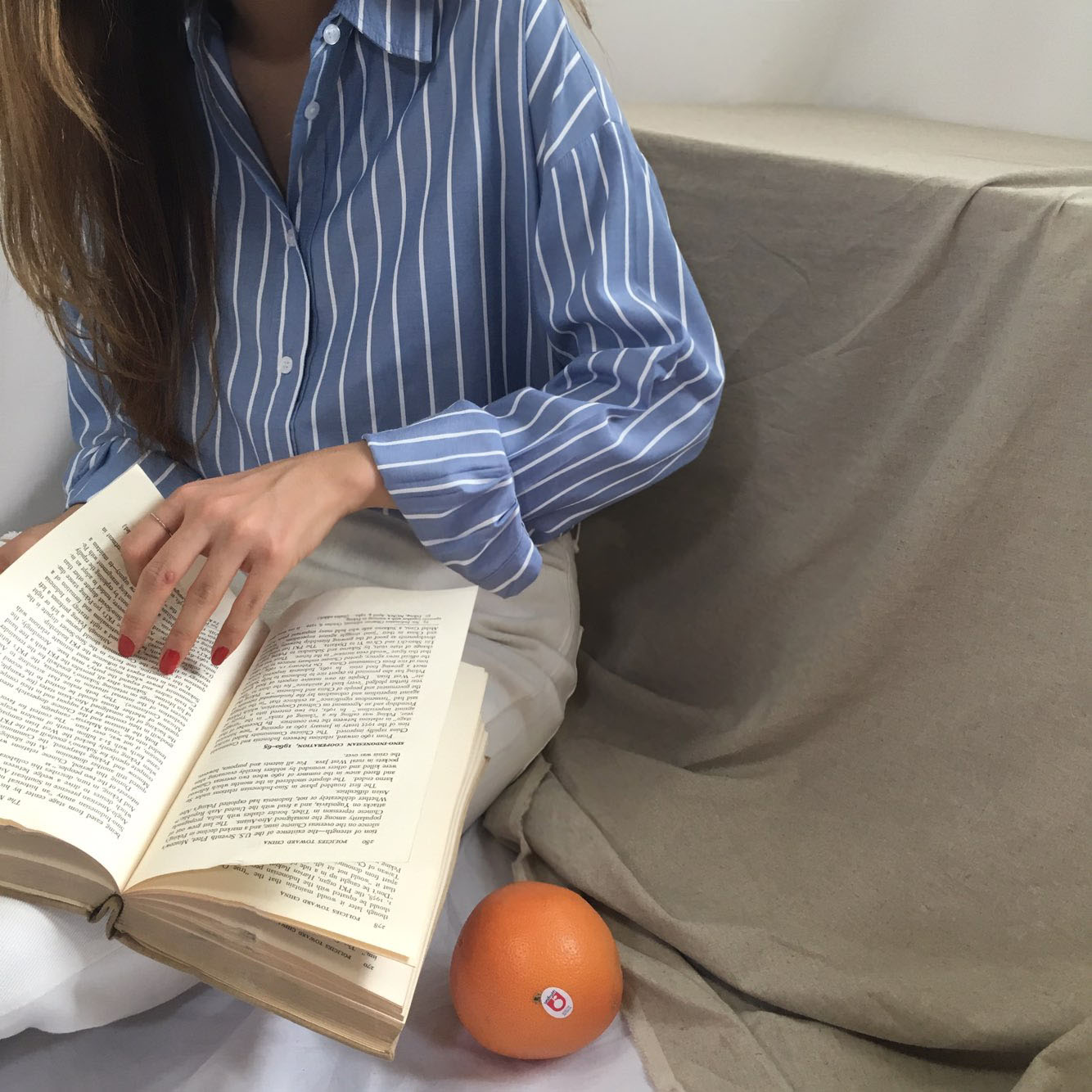 NEW FASHION LADY GIRL Blouse BASIC Autumn Stripe