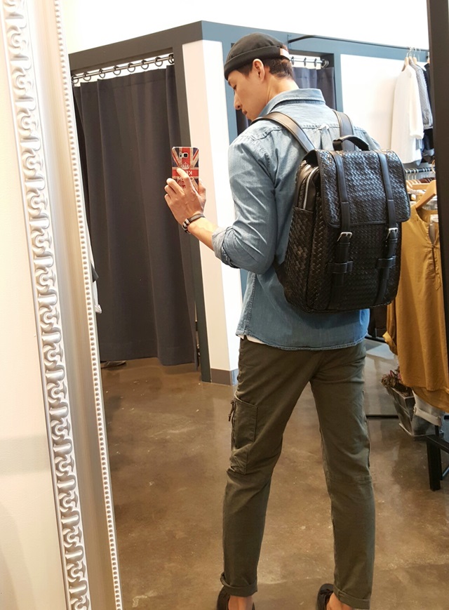 NEW BACKPACK Bottega's office backpack matches 