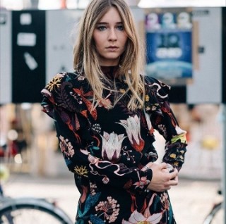 New Women Dress H &amp M Choi Ji Woo Flower Dress