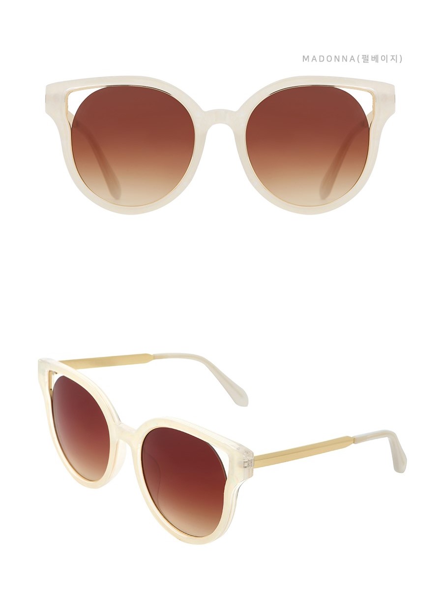 Over-sized sunblock sunglasses Women Cats Eye Asia