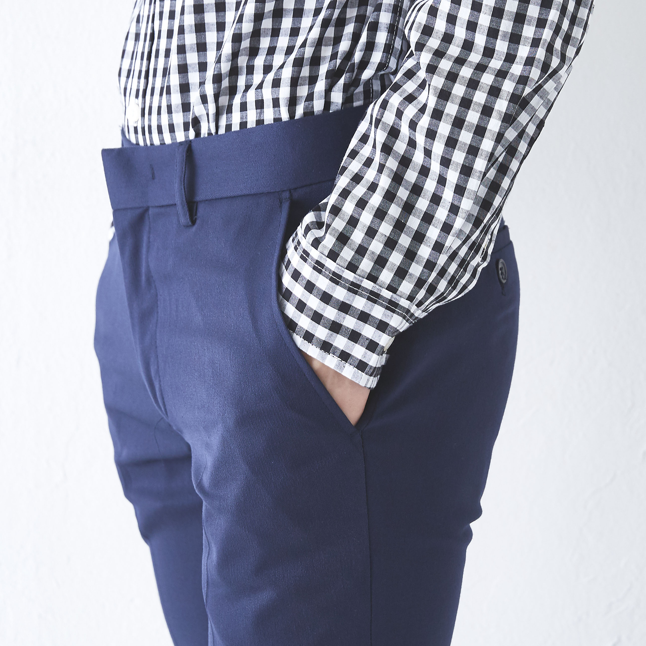 New Men's Pants Slim Fit Men Span Slacks 4 COLO