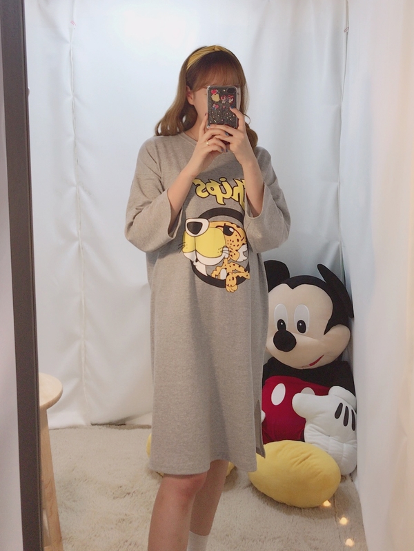 New Cheetos Homewear Long Dress Maternity Pajamas 