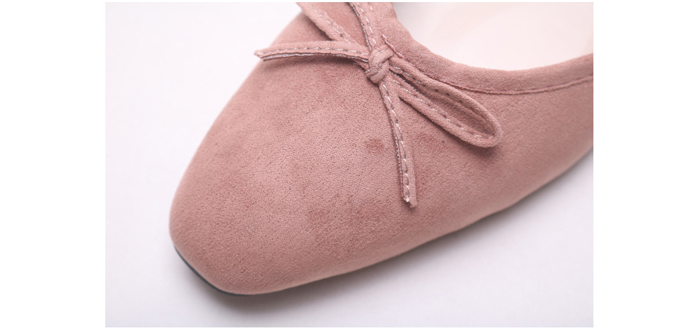 New Suede Ribbon Blower Women Women Tongue Shoe Of
