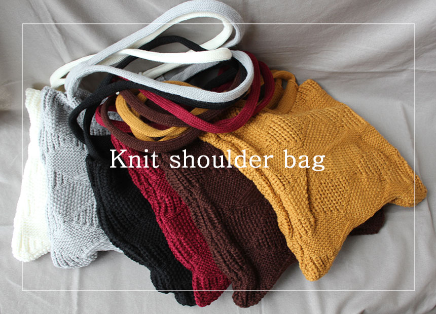 NEW ECO BAG Knit Shoulder Eco Bag Handbag Bag Wint