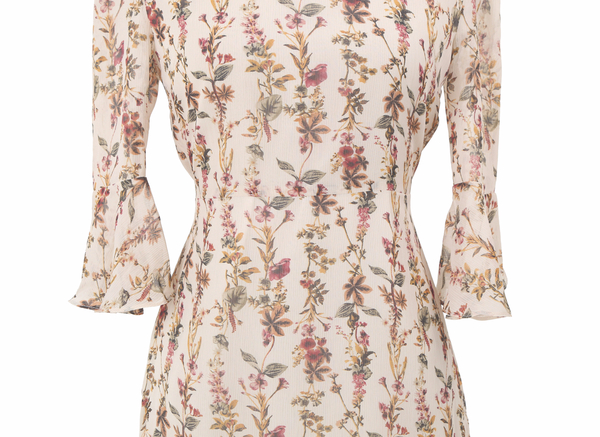 Stylish advisor! Half Neck Ruffle Dress _ Ivory Be