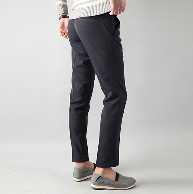 New Men's Pants Men's Button Span Slacks Big