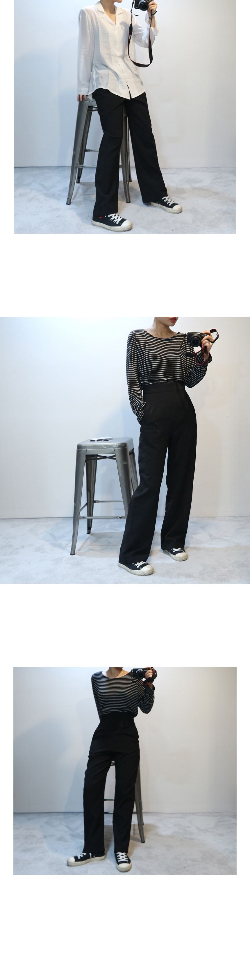 New Women's Pants High Waist Slacks Long Long L