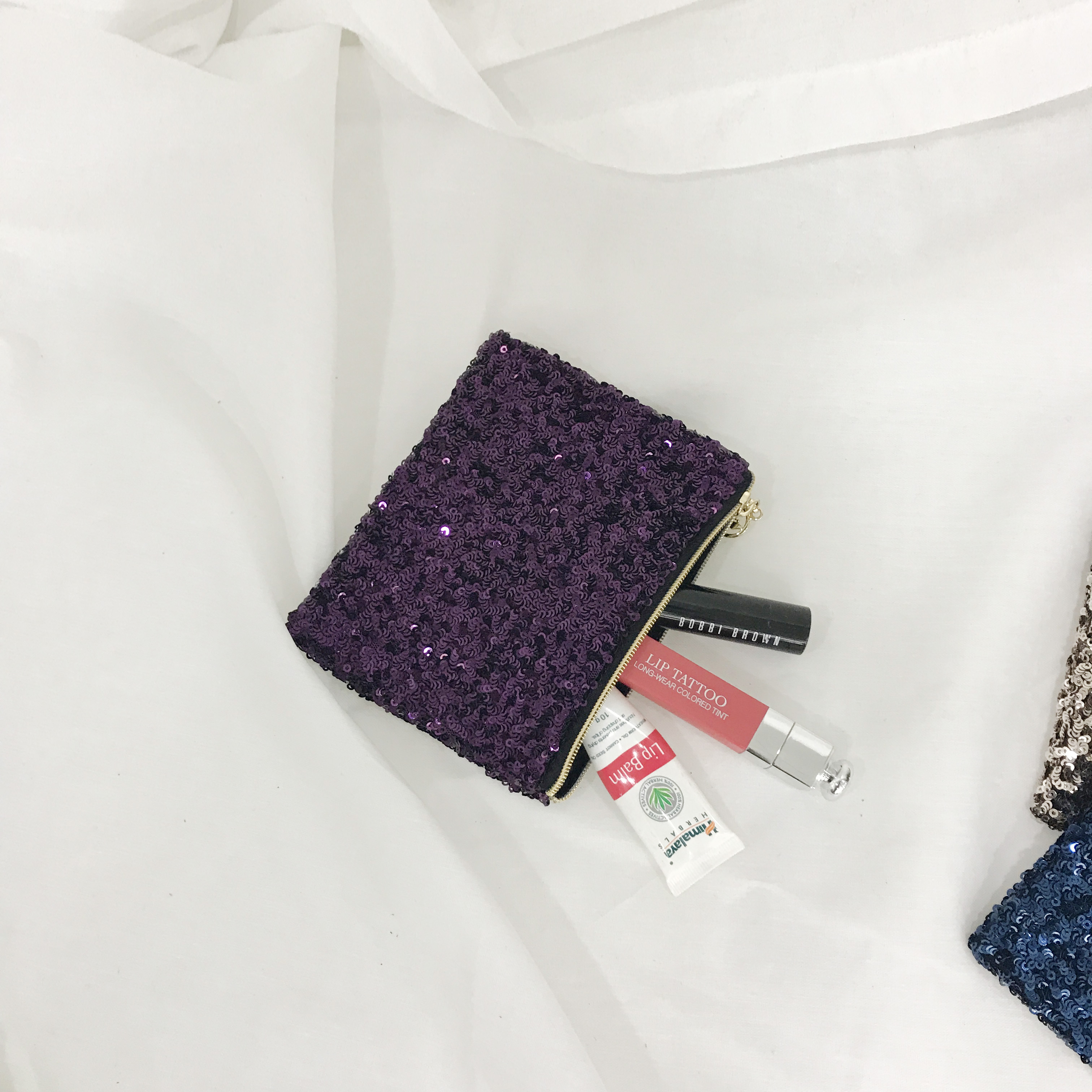 New Sequin Mini Pouch Coin 7color Item Lipstick St