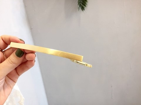 Gold Pinched Autumn Hairpin Hairpin Simple Stick C