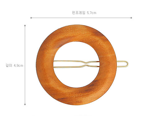 Unique hairpin deep edge 2color cute feeling fashi