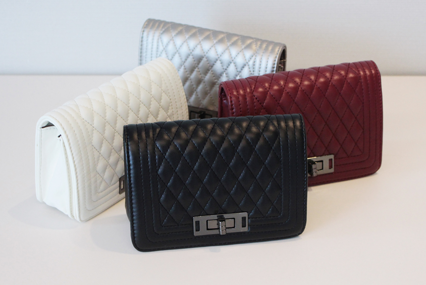 New Mini Chain Quality Flip Bag 4color Cross Back 