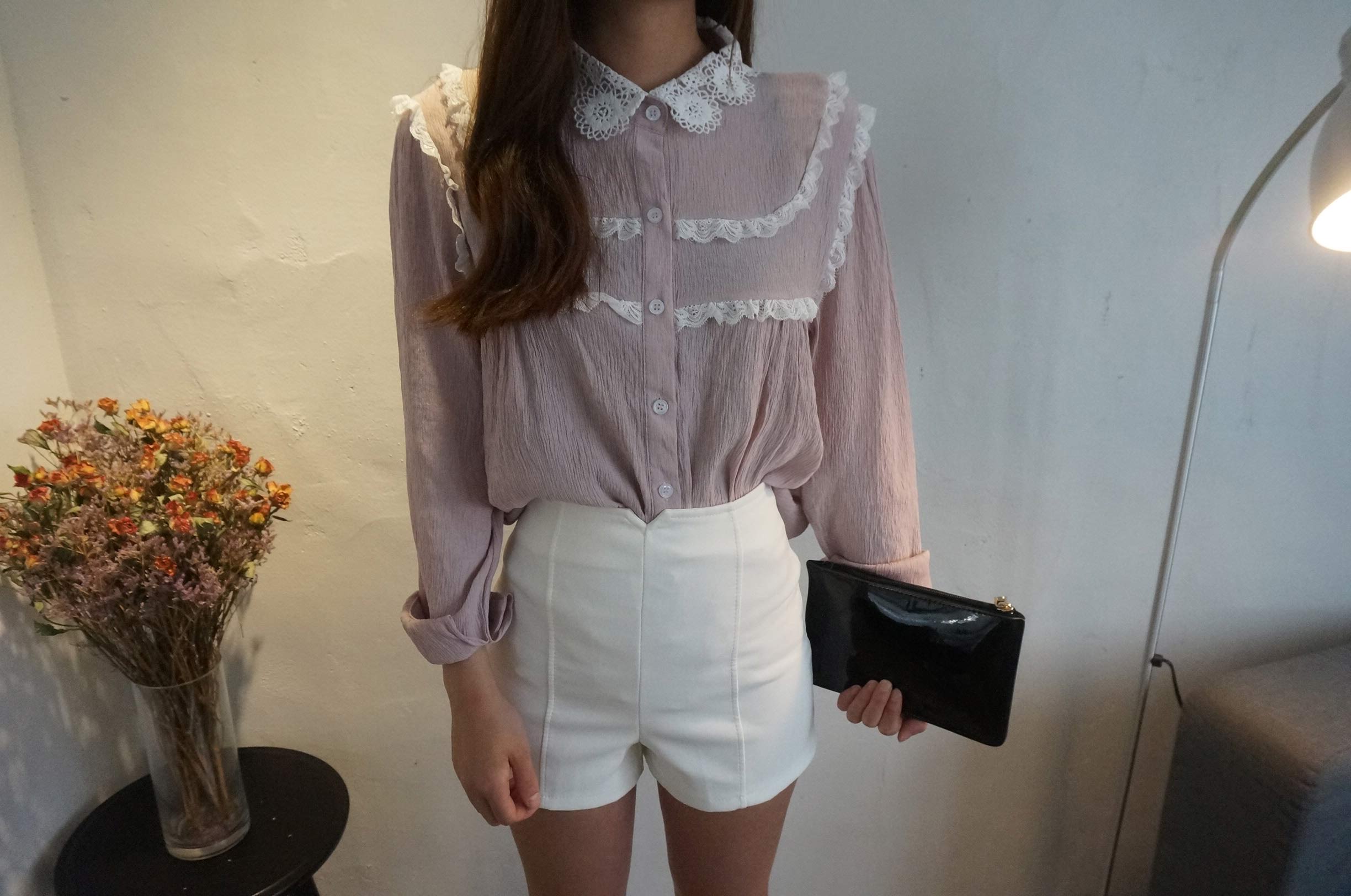 Women Short Pants High Waist Short Pants # 2color 