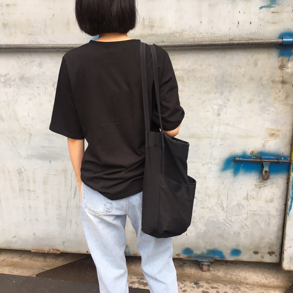 Basic pocket Eco-bag Simple and casual Good storag