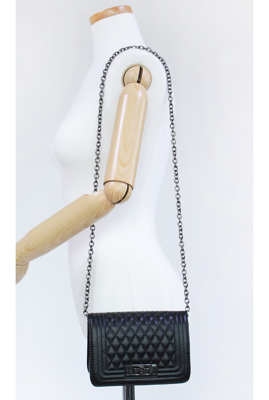 New Mini Chain Quality Flip Bag 4color Cross Back 