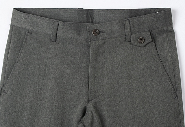 New Men's Pants Men's Button Span Slacks Big