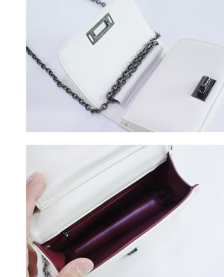 New Mini Chain Quality Flip Bag 4color Cross Back 