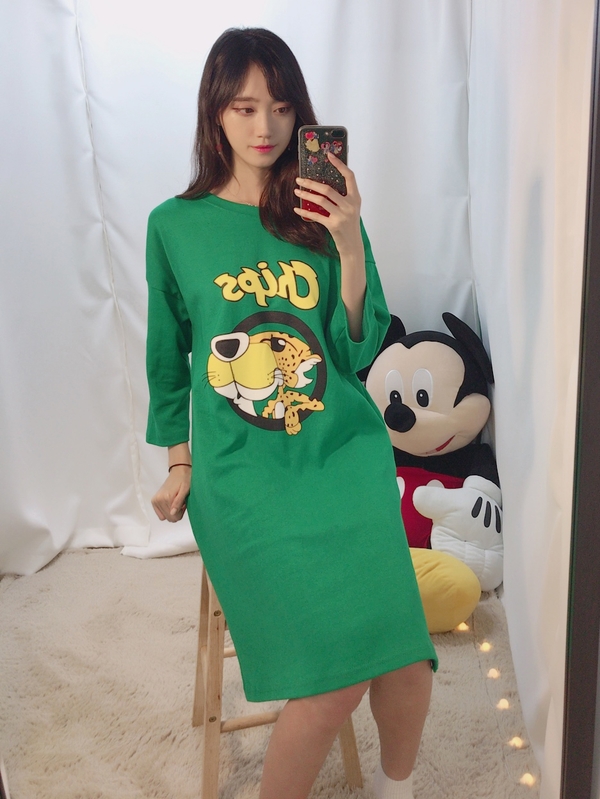 New Cheetos Homewear Long Dress Maternity Pajamas 