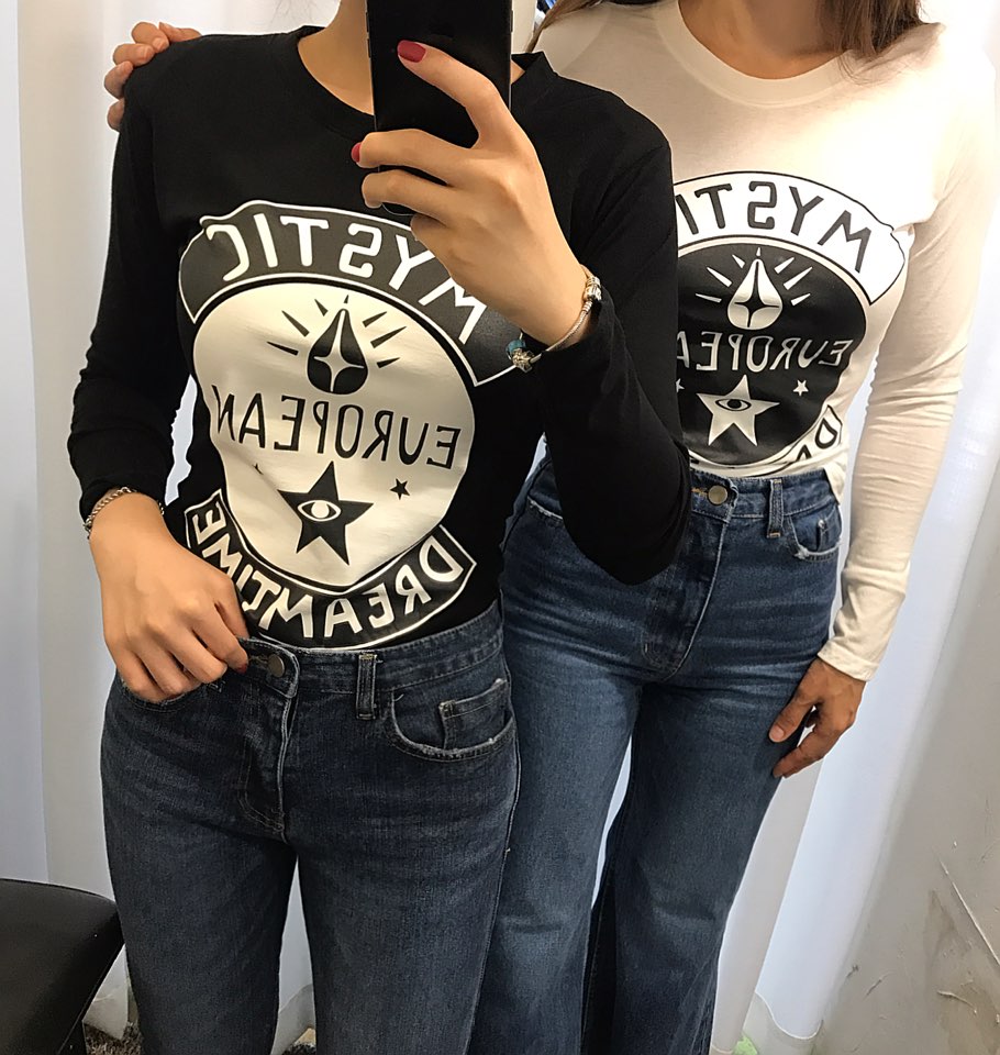 T-Shirt Feminine Look Women's Clothing Coordina