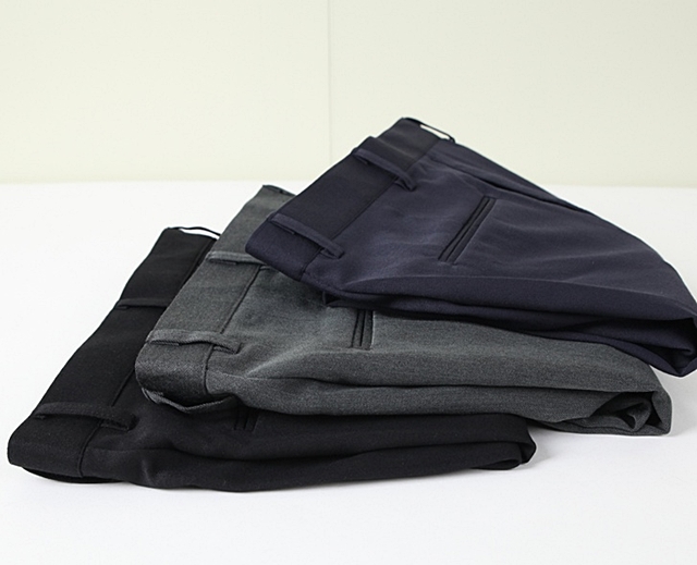 New Men's Pants Men's Button Span Slacks Big