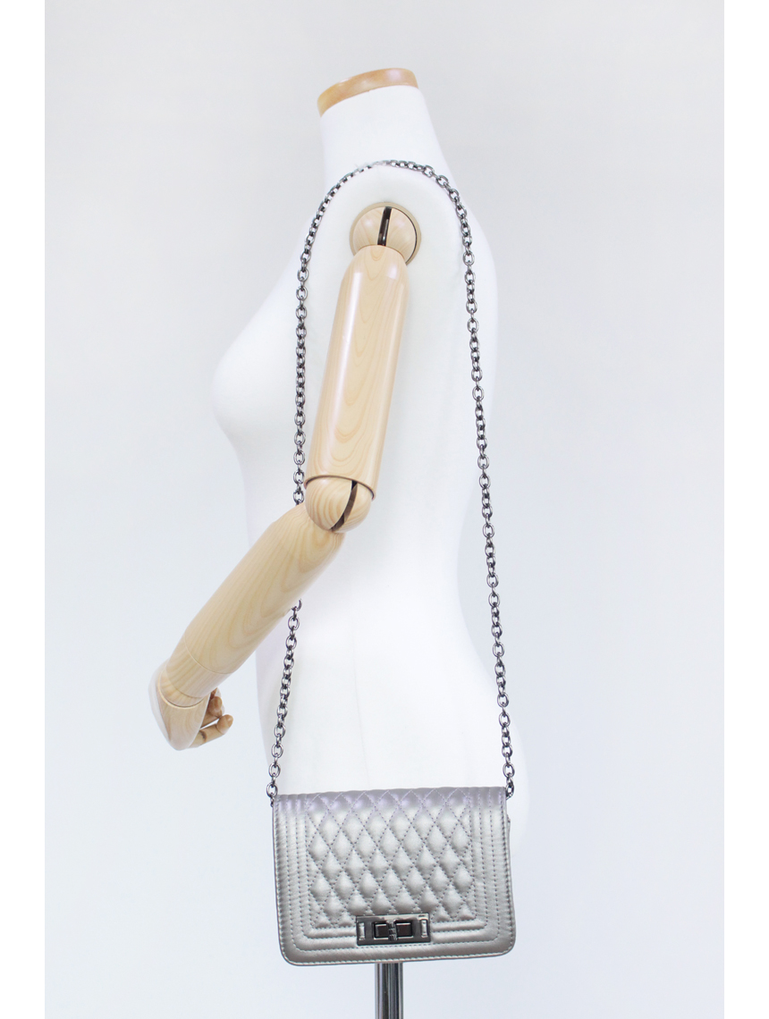 New Mini Chain Quality Flip Bag 4color Cross Back 