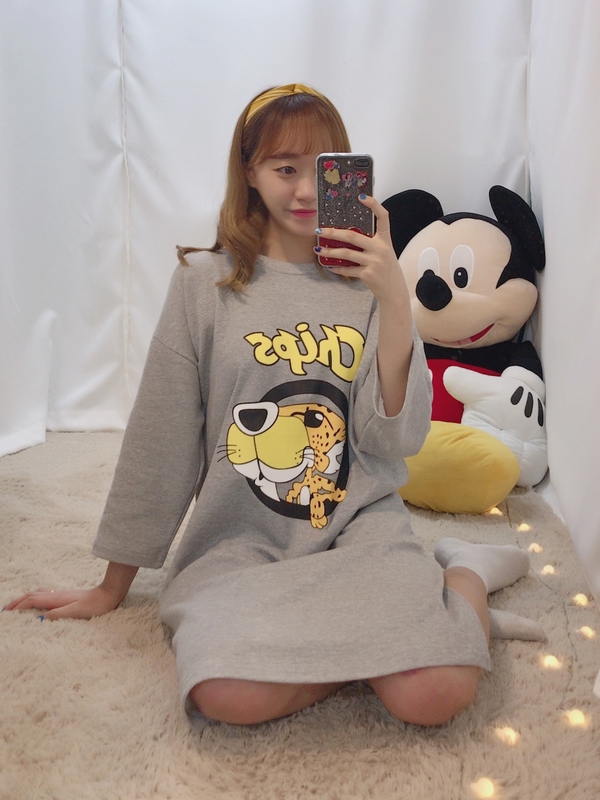 New Cheetos Homewear Long Dress Maternity Pajamas 