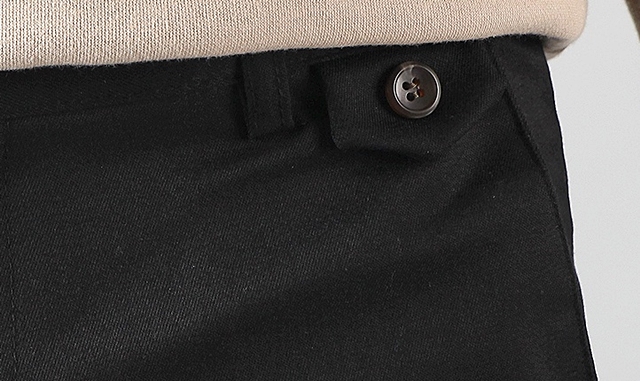 New Men's Pants Men's Button Span Slacks Big