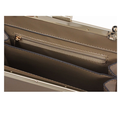 New Gold Mini Cross Back Women Square Gold Hand Ha