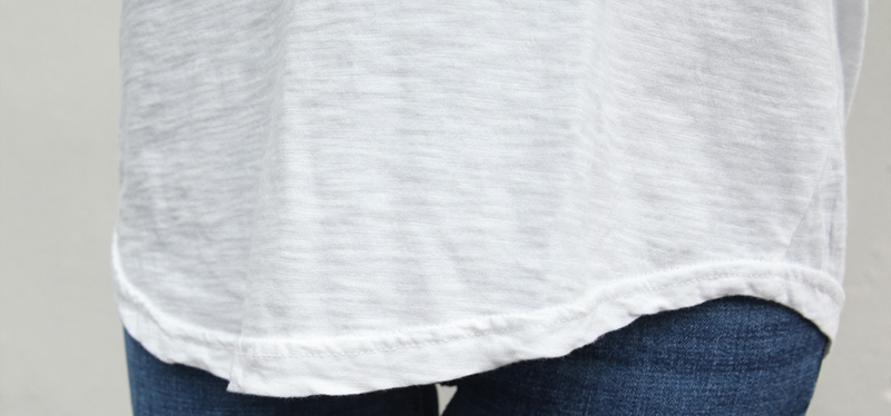 V-neck Women's Slab T-shirt Women's Fall Nit