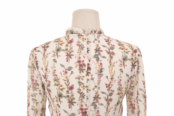 Stylish advisor! Half Neck Ruffle Dress _ Ivory Be