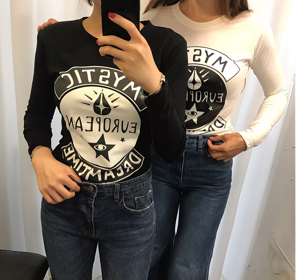 T-Shirt Feminine Look Women's Clothing Coordina