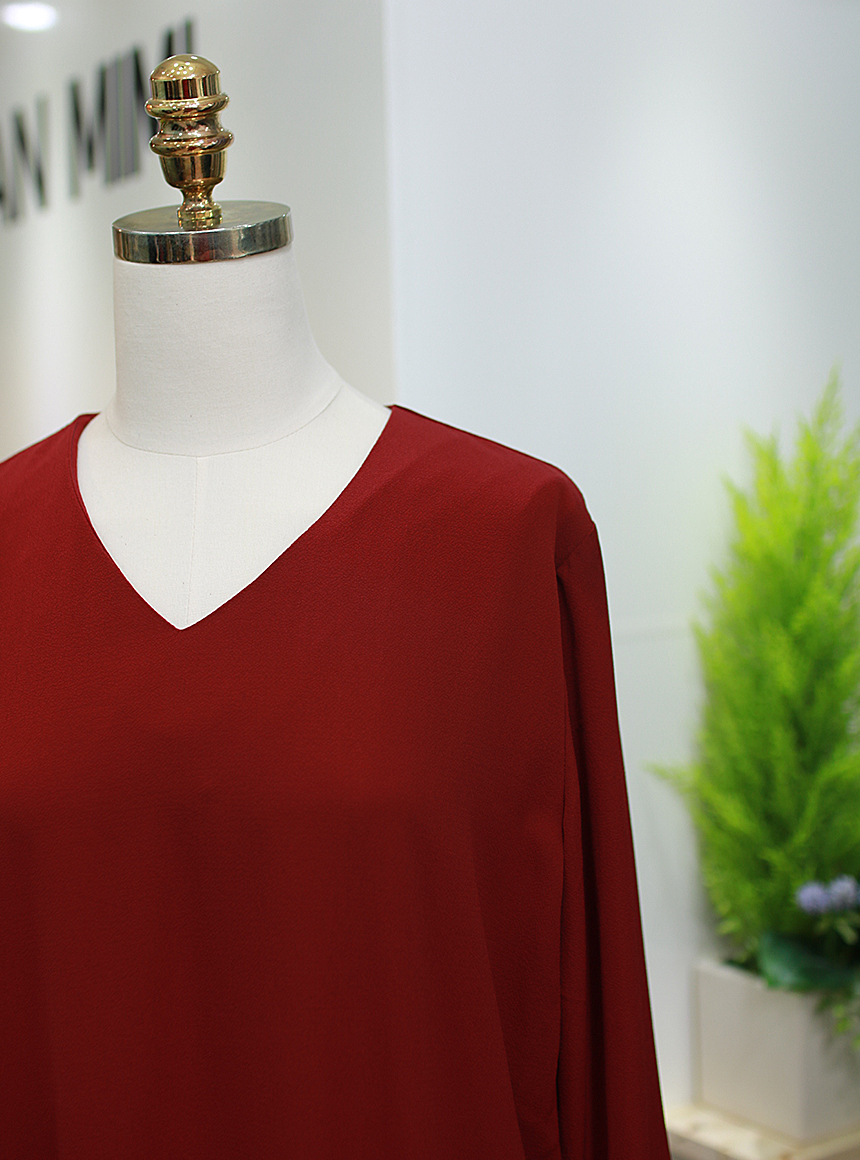 Feminine Autumn Chiffon Dress One-Piece Tie Tie On