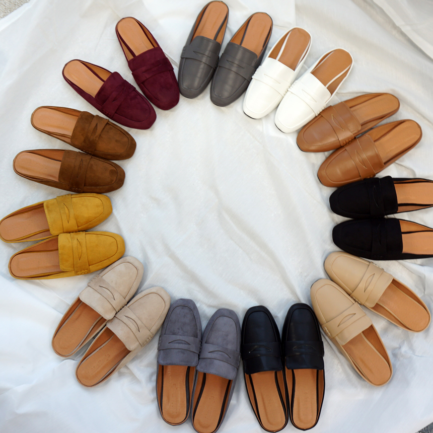 New Leather Suede Ladies Blouses Shoes Shoes