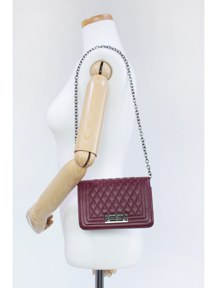 New Mini Chain Quality Flip Bag 4color Cross Back 