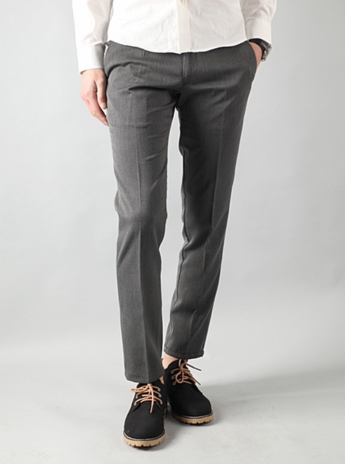 New Men's Pants Men's Button Span Slacks Big