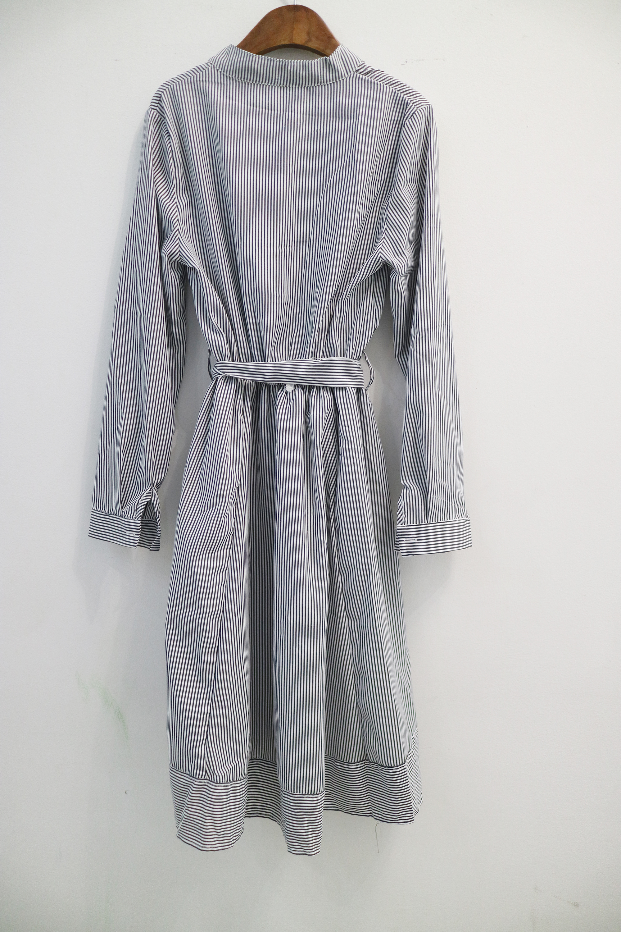 New Striped Shirt Uniform Dress Blue, Black New St