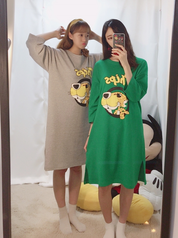 New Cheetos Homewear Long Dress Maternity Pajamas 