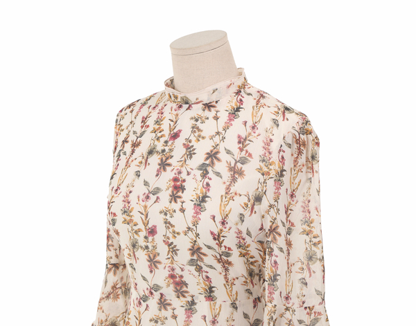 Stylish advisor! Half Neck Ruffle Dress _ Ivory Be