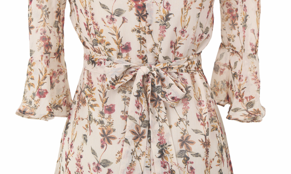 Stylish advisor! Half Neck Ruffle Dress _ Ivory Be