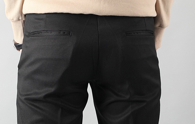 New Men's Pants Men's Button Span Slacks Big