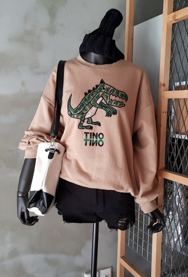 Tino Man-to-man Autumn Daily Look Casual Look Coor